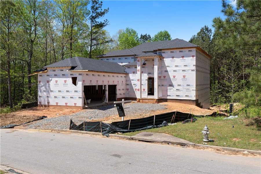 In-progress construction of a new home in , Fairburn, GA (Image 15).