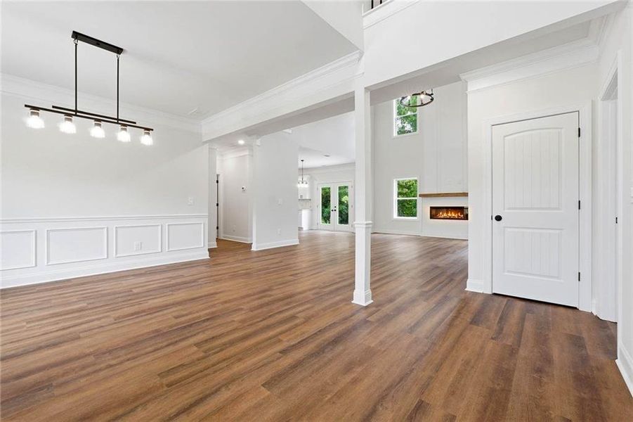 Spacious, unfurnished interior of a new home in , Douglasville (Image 15). Spacious, unfurnished interior of a new home in , Douglasville (Image 15).
