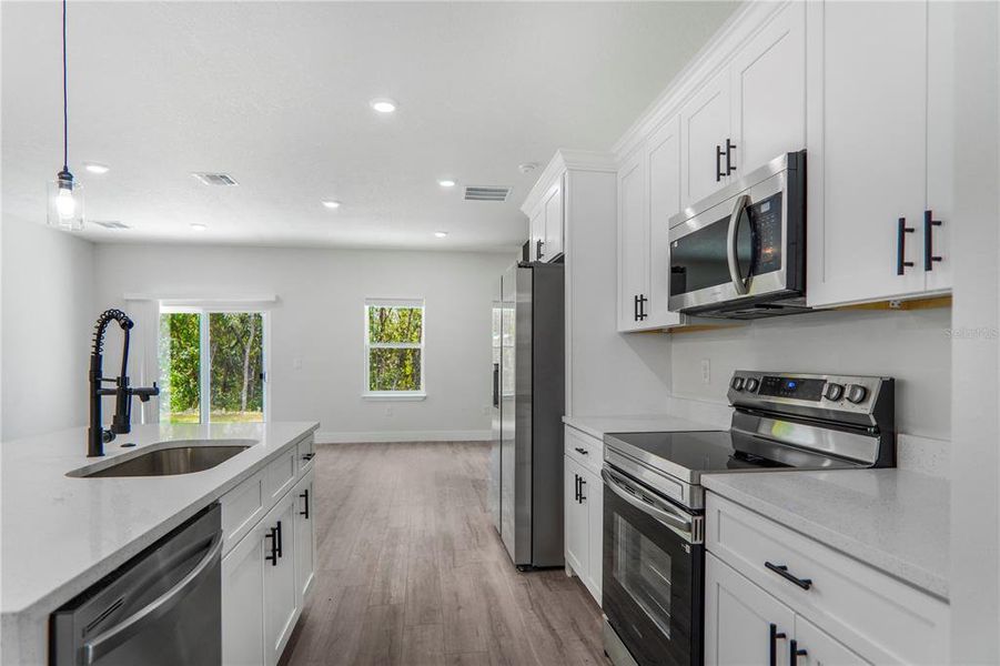 Furnished interior view inside a new home in , Citrus Springs (Image 8).