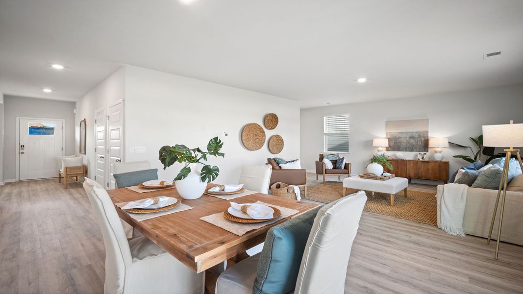 Furnished interior view inside a new home in The Retreat at East Argent, Ridgeland (Image 8).