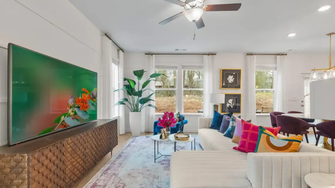 Furnished interior view inside a new home in Diamante, Stockbridge (Image 8).