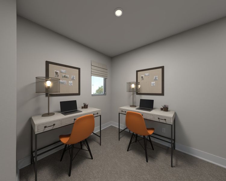 Furnished interior view inside a new home in Marshburn Landing - Signature Series, Wendell (Image 8).