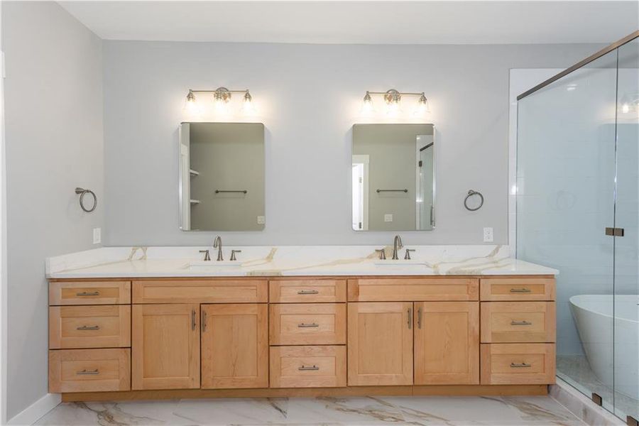 Furnished interior view inside a new home in , East Point (Image 8).