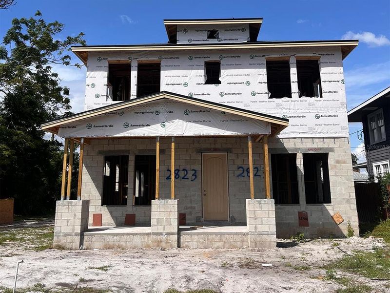 In-progress construction of a new home in , St. Petersburg, FL (Image 51). In-progress construction of a new home in , St. Petersburg, FL (Image 51).