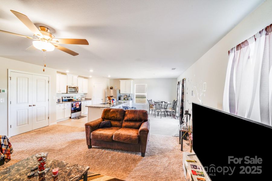 Furnished interior view inside a new home in Pinnacle Estates, Shelby (Image 8).