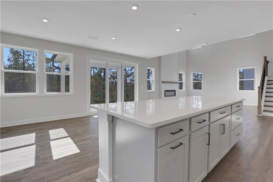 Furnished interior view inside a new home in , Powder Springs (Image 9).