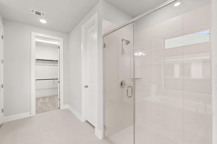 Large Walk-in Shower in Primary Bath