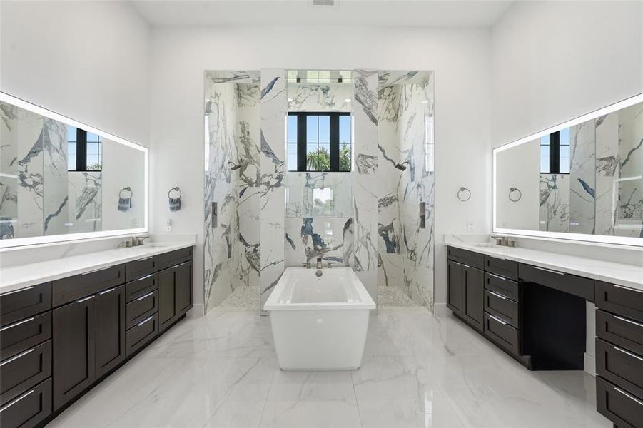 Furnished interior view inside a new home in , Cape Coral (Image 46).