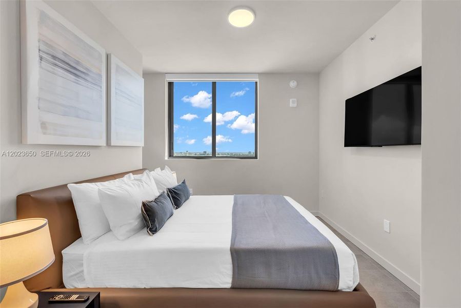 Furnished interior view inside a new home in , Miami (Image 10).