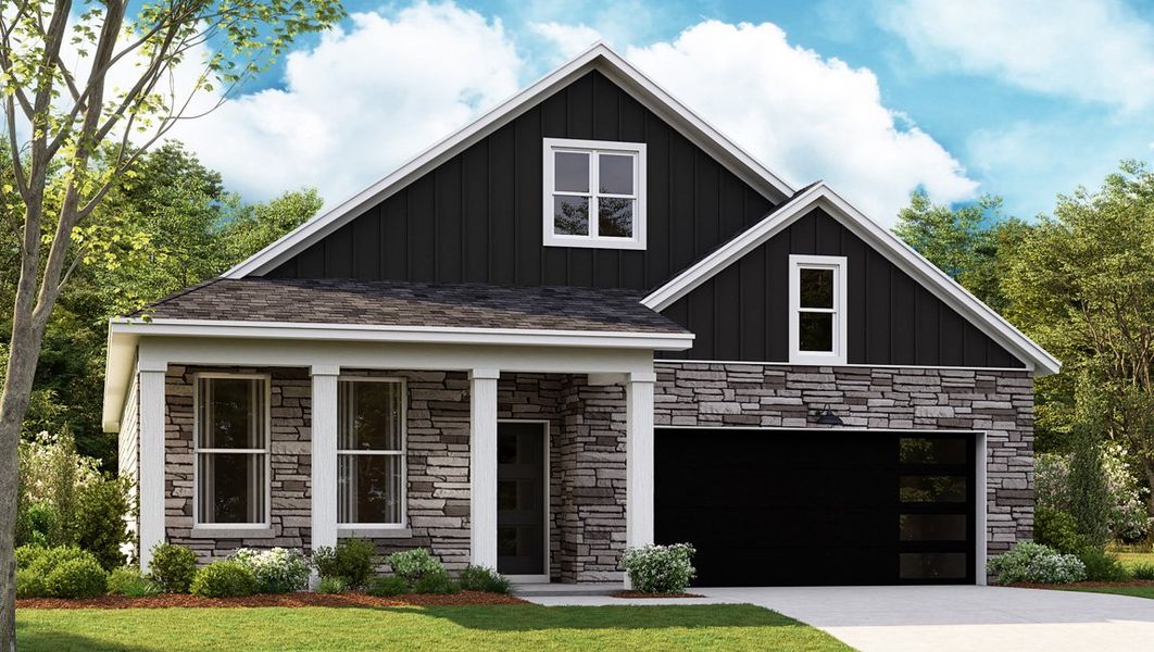 Representative exterior photo of a completed home built from the DOVER by D.R. Horton in Nexus South, Gallatin, TN (Image 2). Representative exterior photo of a completed home built from the DOVER by D.R. Horton in Nexus South, Gallatin, TN (Image 2).