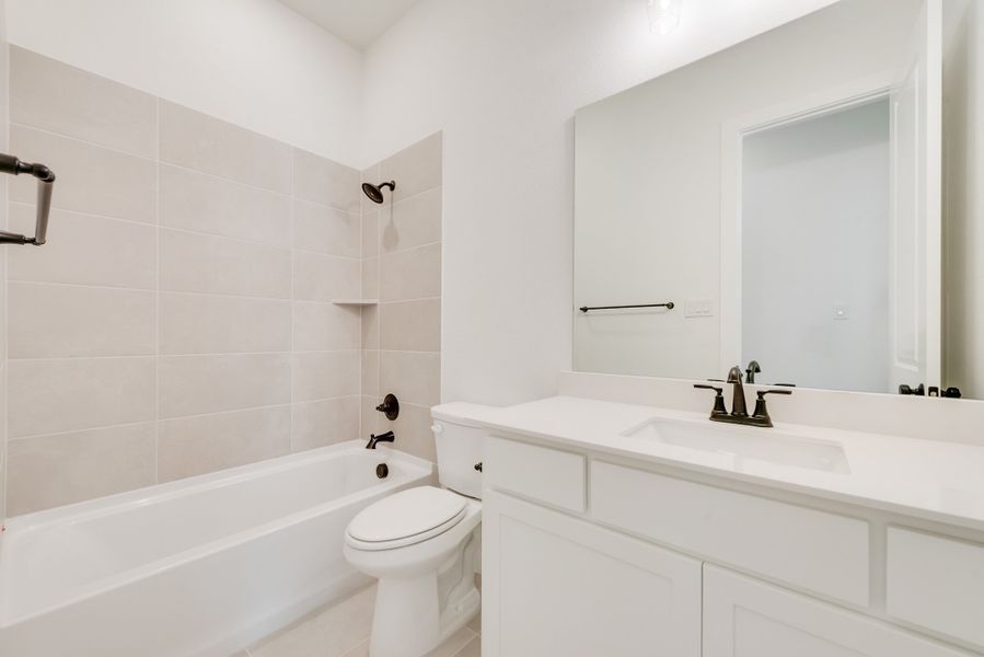 Furnished interior view inside a new home in Tavolo Park, Fort Worth (Image 12).