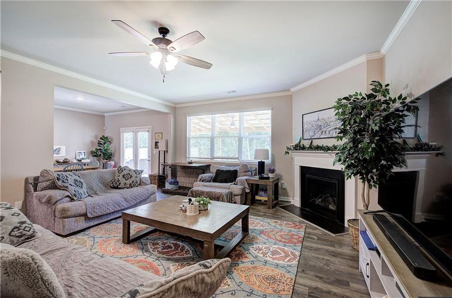 Furnished interior view inside a new home in , Cartersville (Image 39). Furnished interior view inside a new home in , Cartersville (Image 39).