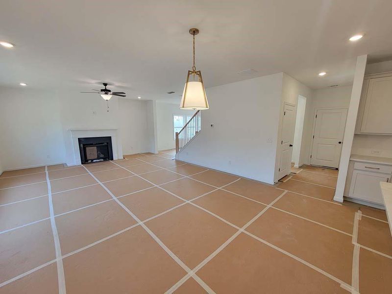 In-progress construction of a new home in The Estates at Casteel, Bethlehem, GA (Image 33).