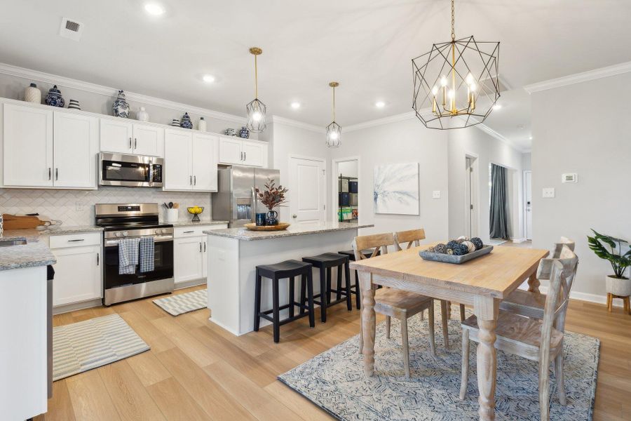 Furnished interior view inside a new home in , Summerville (Image 23).