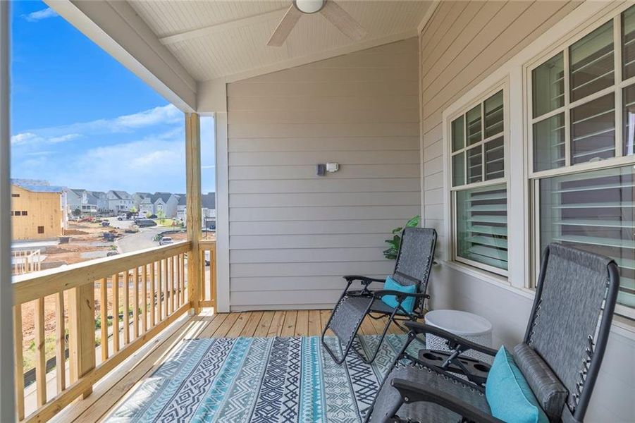 Exterior details and patio area of a home in , Woodstock (Image 26).