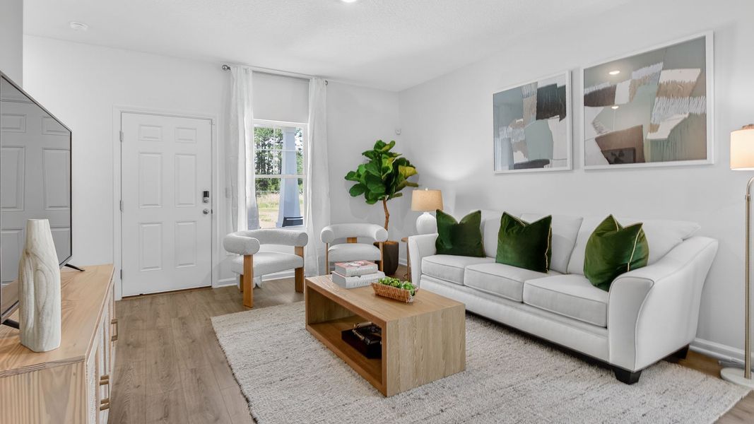 Representative furnished interior of a home built from the Bailey by D.R. Horton in Liberty Cove Townhomes, Yulee (Image 5).