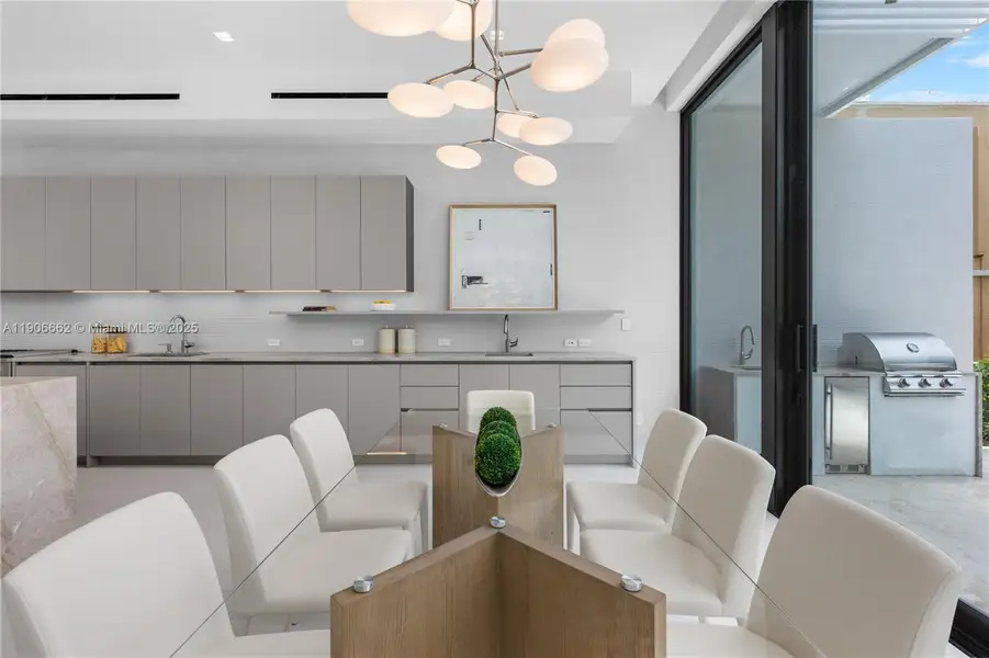 Furnished interior view inside a new home in , Miami Beach (Image 3).