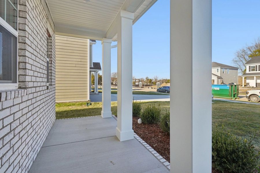 Exterior details and patio area of a home in Ascent at Arbor Ridge, La Vergne (Image 3). Exterior details and patio area of a home in Ascent at Arbor Ridge, La Vergne (Image 3).