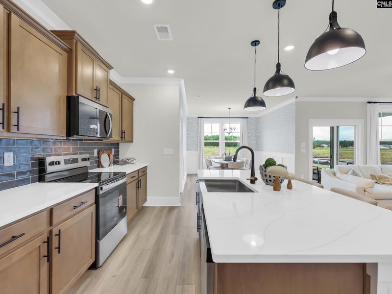 Furnished interior view inside a new home in Raglins Creek, Lugoff (Image 5).