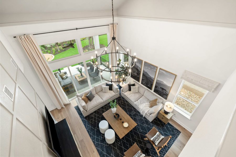 Furnished interior view inside a new home in Lagos Reserve, Manor (Image 28).