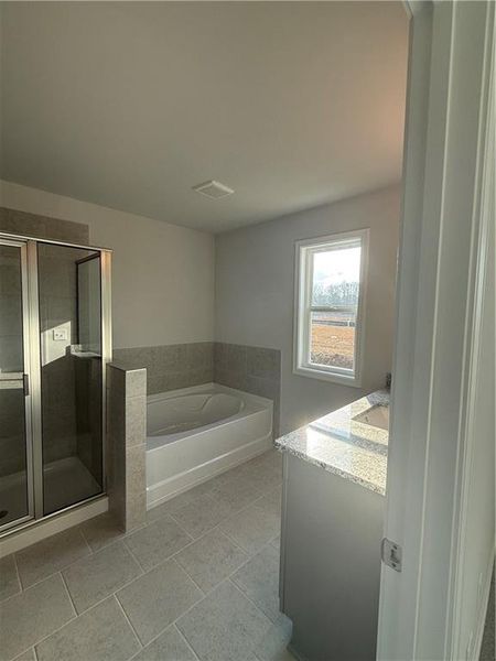 In-progress construction of a new home in Somerset at Riverbrook, Gainesville, GA (Image 15).