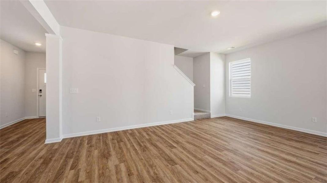 Spacious, unfurnished interior of a new home in Shoal Creek, Hampton (Image 25). Spacious, unfurnished interior of a new home in Shoal Creek, Hampton (Image 25).