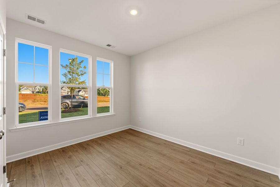 Spacious, unfurnished interior of a new home in Cottages at Lake Emory, Inman (Image 26). Spacious, unfurnished interior of a new home in Cottages at Lake Emory, Inman (Image 26).