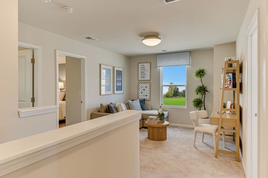 Representative furnished interior of a home built from the Frazier by Stanley Martin Homes in Essence at Bent Creek Village, Thomson (Image 136). Representative furnished interior of a home built from the Frazier by Stanley Martin Homes in Essence at Bent Creek Village, Thomson (Image 136).