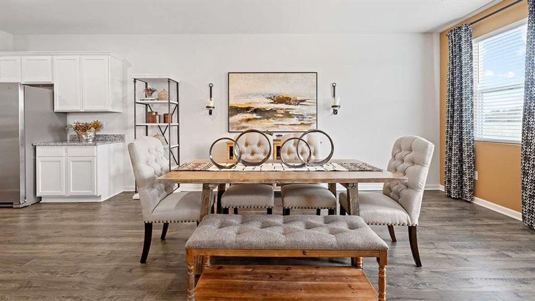 Furnished interior view inside a new home in The Preserve at Agricultural Village, Perry (Image 27). Furnished interior view inside a new home in The Preserve at Agricultural Village, Perry (Image 27).