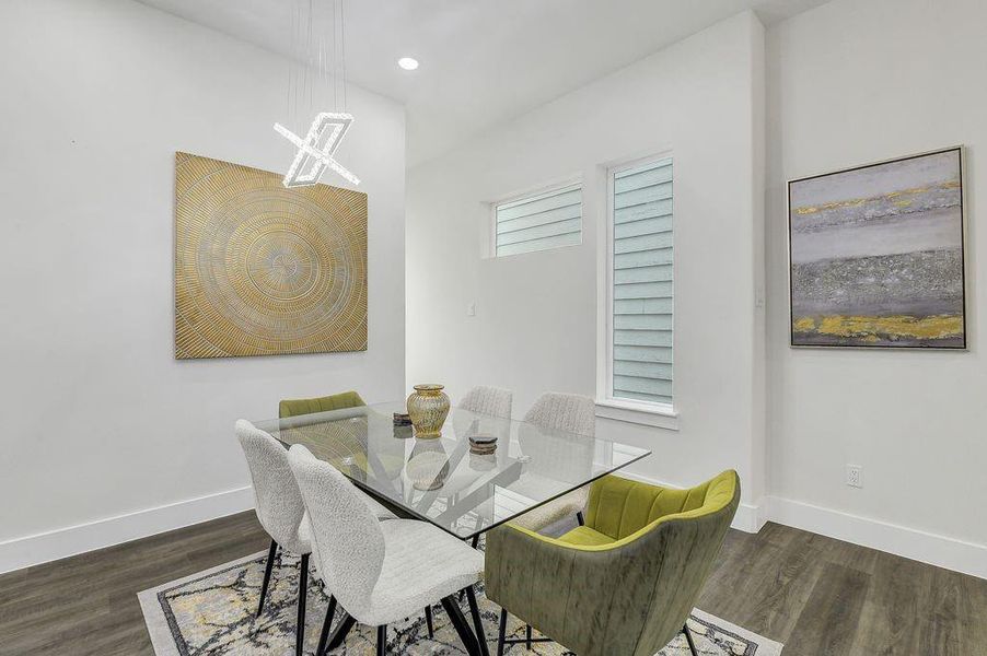 Furnished interior view inside a new home in , Houston (Image 25).