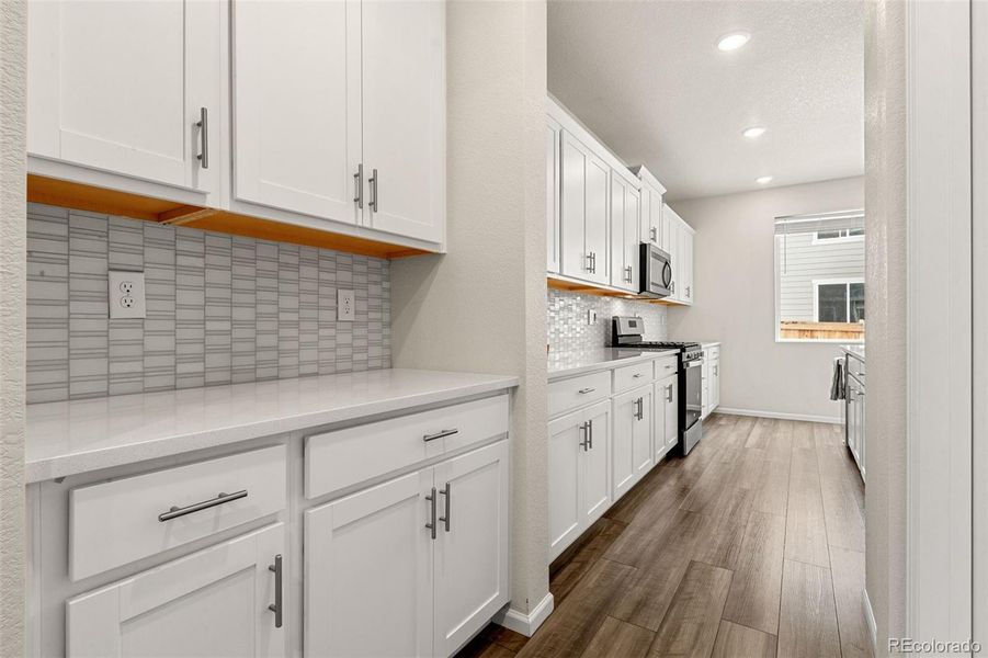 Furnished interior view inside a new home in Buffalo Highlands: The Canyon Collection, Commerce City (Image 11).