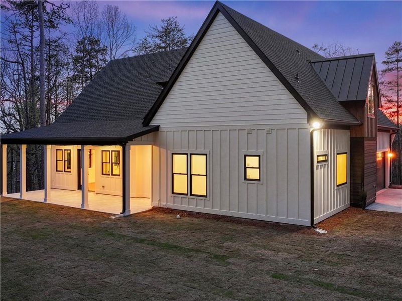 Exterior details and patio area of a home in , Gainesville (Image 38).
