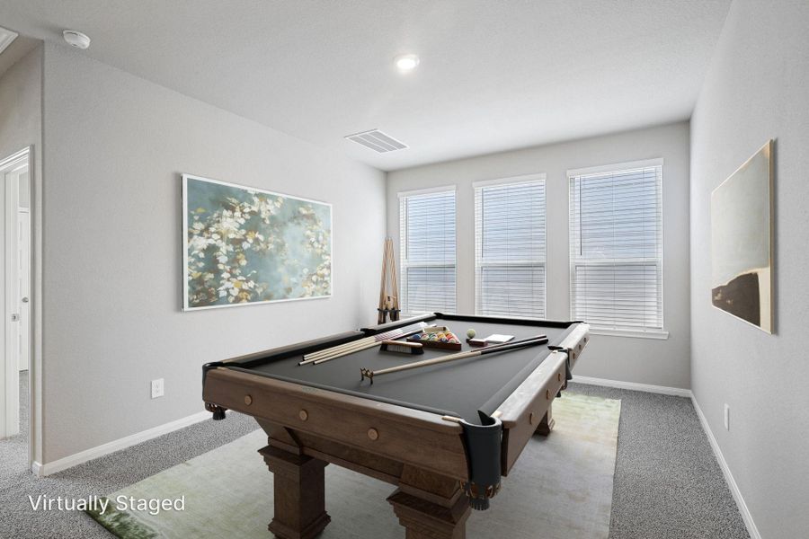 Furnished interior view inside a new home in Kemah Crossing - Luxe Series, Kemah (Image 17).