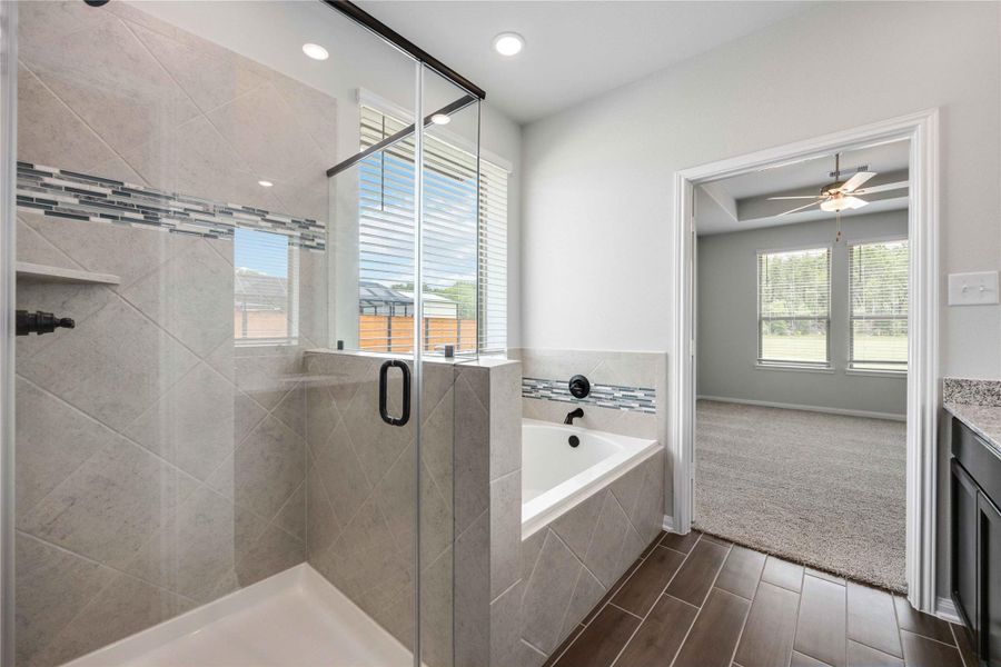 Furnished interior view inside a new home in Barton Place, Cleveland (Image 8).