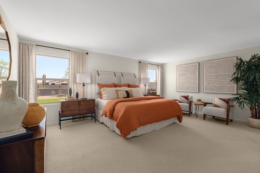 Representative furnished interior of a home built from the 2096 Modeled by KB Home in Entrada del Oro Classics, Gold Canyon (Image 6).