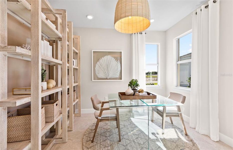 Furnished interior view inside a new home in BeachWalk by Manasota Key, Englewood (Image 6).
