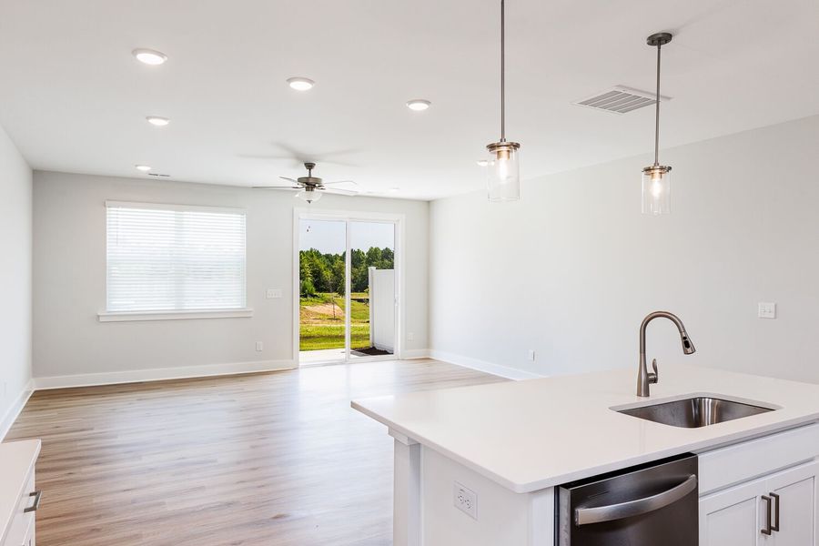 Furnished interior view inside a new home in Vaughan Farms, Angier (Image 10).