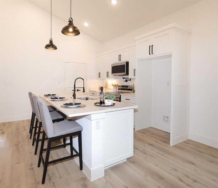 Furnished interior view inside a new home in , Fort Worth (Image 9). Furnished interior view inside a new home in , Fort Worth (Image 9).