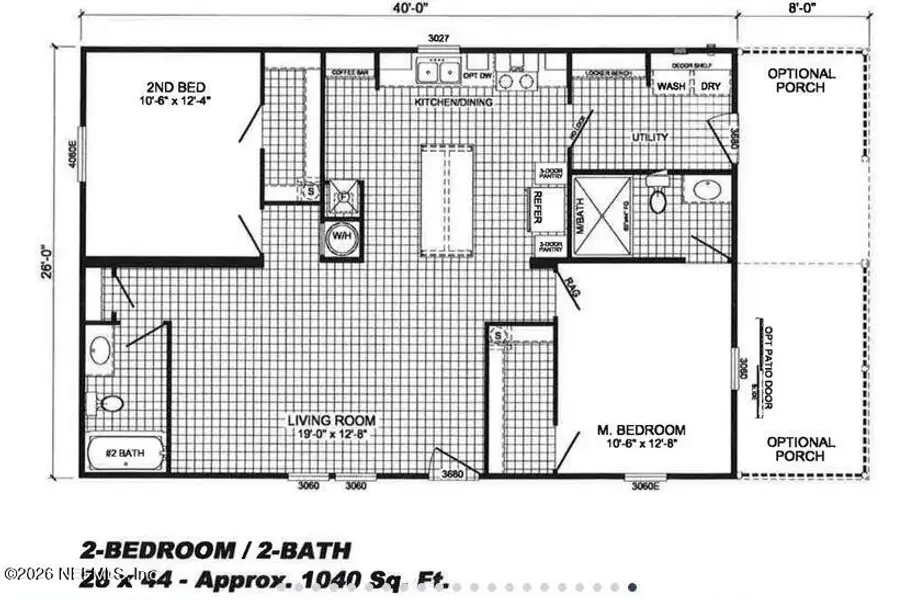 2D floor plan layout of this home in , Satsuma, FL (Image 2). 2D floor plan layout of this home in , Satsuma, FL (Image 2).