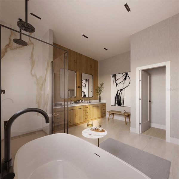 Furnished interior view inside a new home in , Oakland (Image 5).