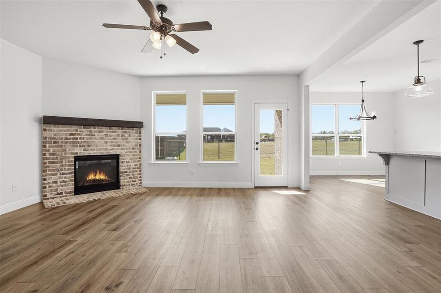 Spacious, unfurnished interior of a new home in Wildcat Ridge, Godley (Image 18). Spacious, unfurnished interior of a new home in Wildcat Ridge, Godley (Image 18).