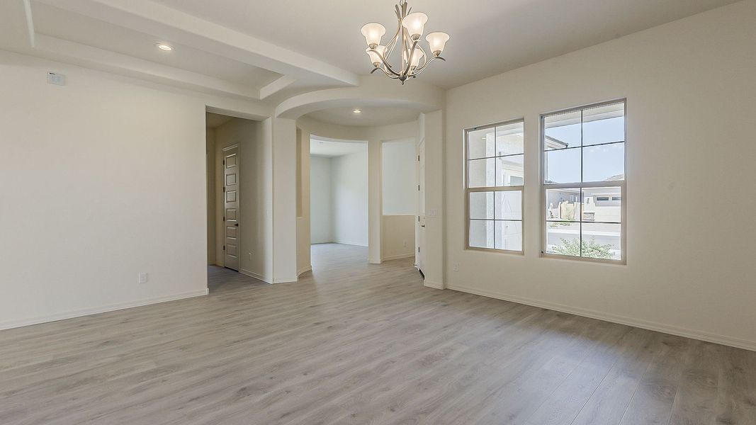 Furnished interior view inside a new home in Windrose, Waddell (Image 18).
