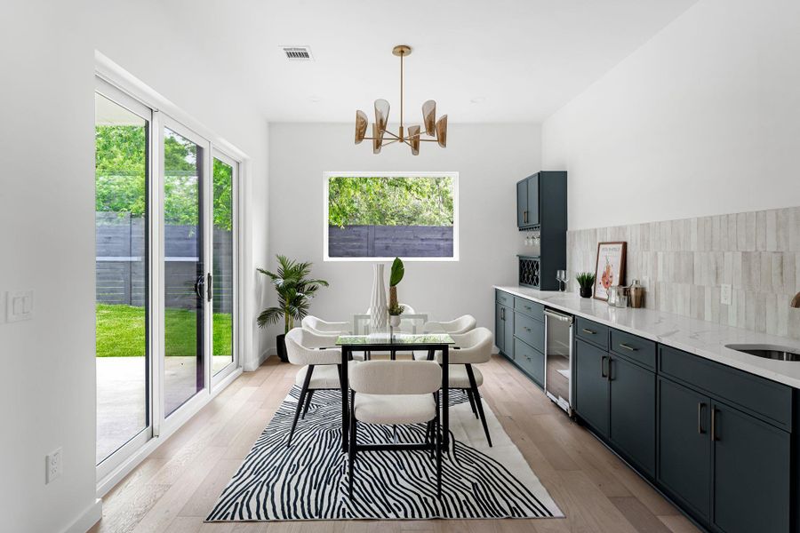 Furnished interior view inside a new home in , Austin (Image 11).