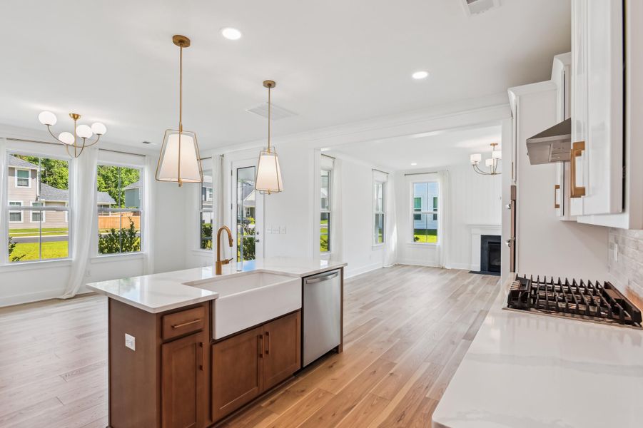 Furnished interior view inside a new home in Windsor Crossing, North Charleston (Image 4). Furnished interior view inside a new home in Windsor Crossing, North Charleston (Image 4).