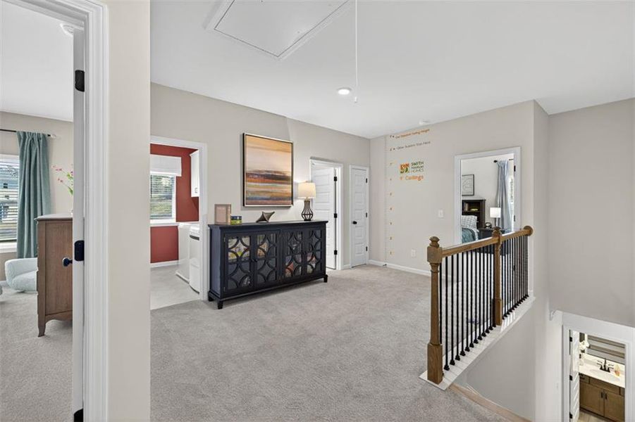 Furnished interior view inside a new home in Jones Ridge, Dallas (Image 43).