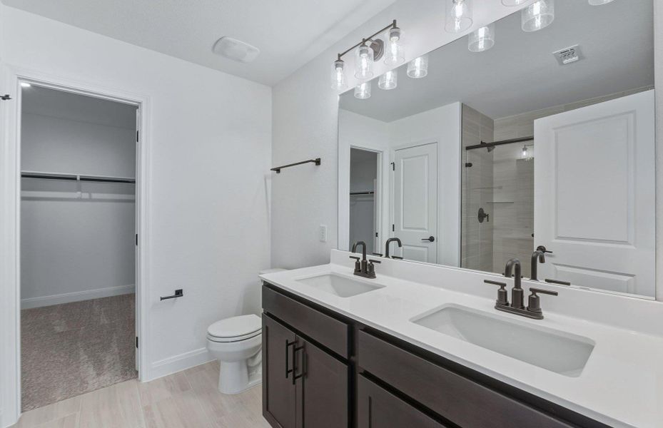 Furnished interior view inside a new home in Patterson Ranch, Georgetown (Image 7).