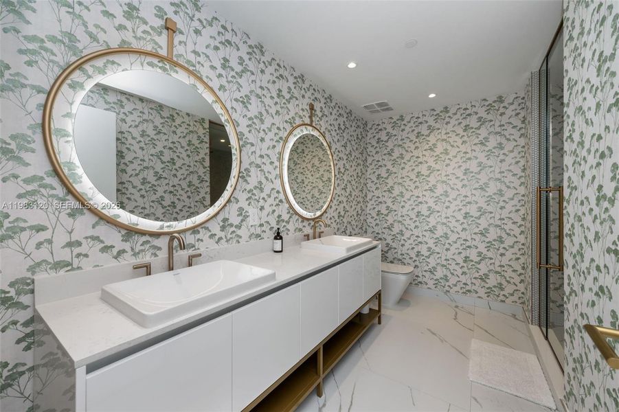 Furnished interior view inside a new home in , Miami (Image 5).