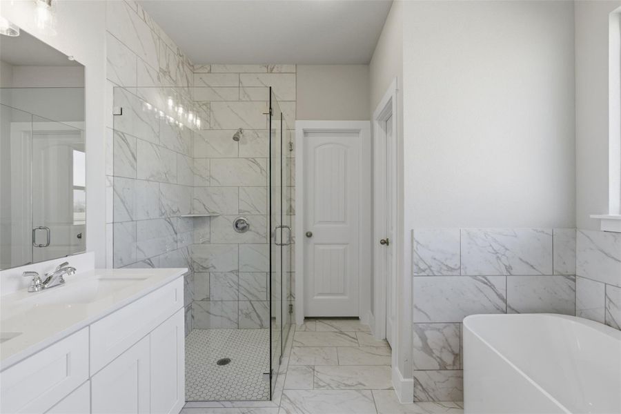 Furnished interior view inside a new home in Enclave at Cele, Pflugerville (Image 6).
