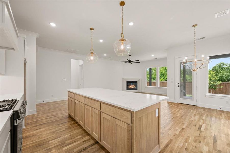 Furnished interior view inside a new home in Parks of Aledo, Aledo (Image 11).