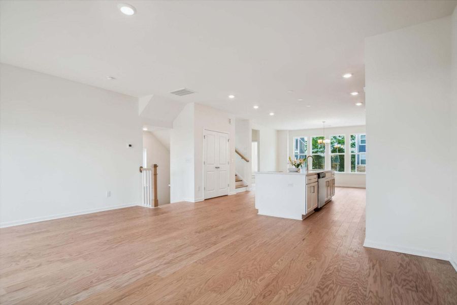 Spacious, unfurnished interior of a new home in The Parc Townes at Wendell, Wendell (Image 30). Spacious, unfurnished interior of a new home in The Parc Townes at Wendell, Wendell (Image 30).
